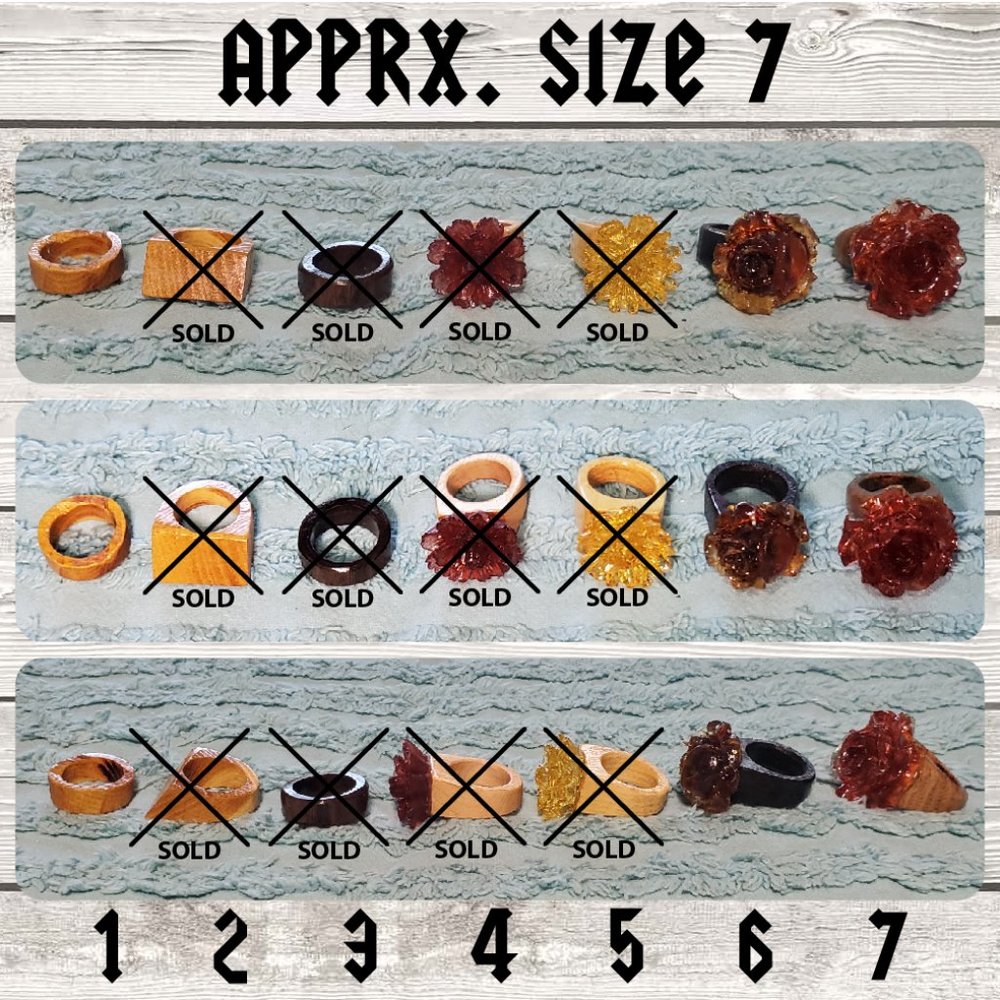 Handmade Wooden Rings